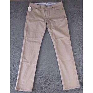 Peter Millar Pants Size 36x33  Green Ultimate Sateen 5-Pocket  Golf ME0B39 NWT